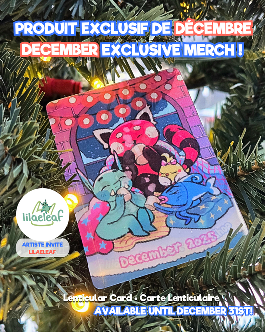 December - Lenticular Card - Lilaeleaf