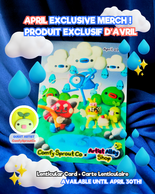 April 2026 - Lenticular Card - Comfy Sprout Co.