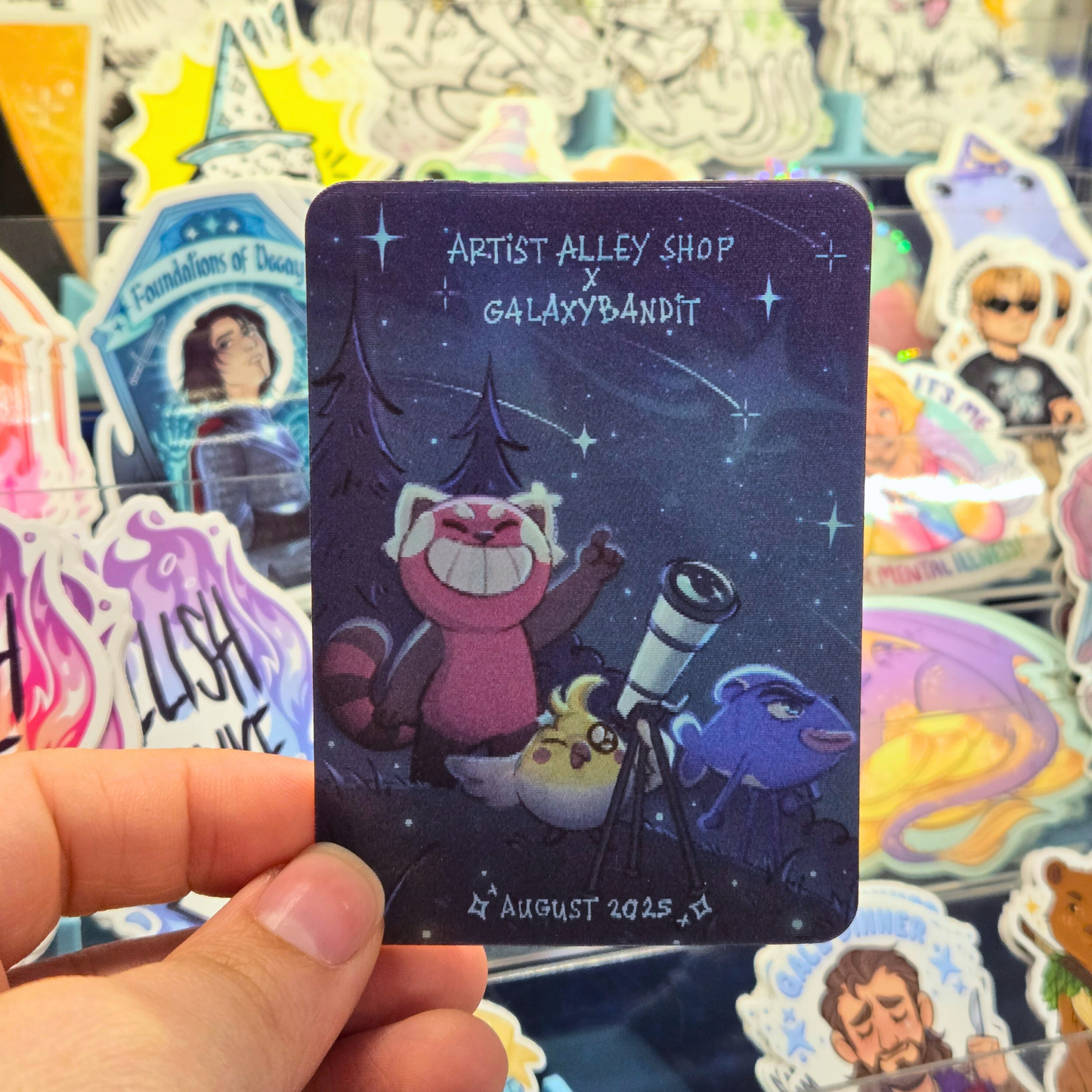 August - Lenticular Card - GalaxyBandit