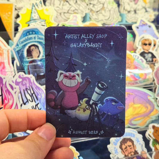 August - Lenticular Card - GalaxyBandit