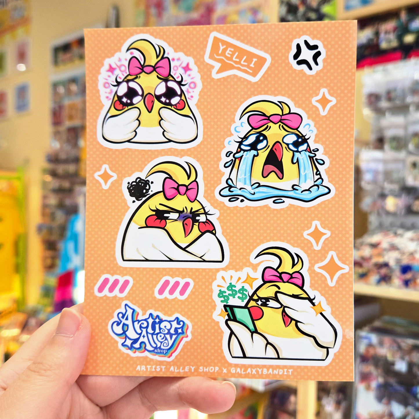 Sticker Sheets - Magento Cyano and Yelli