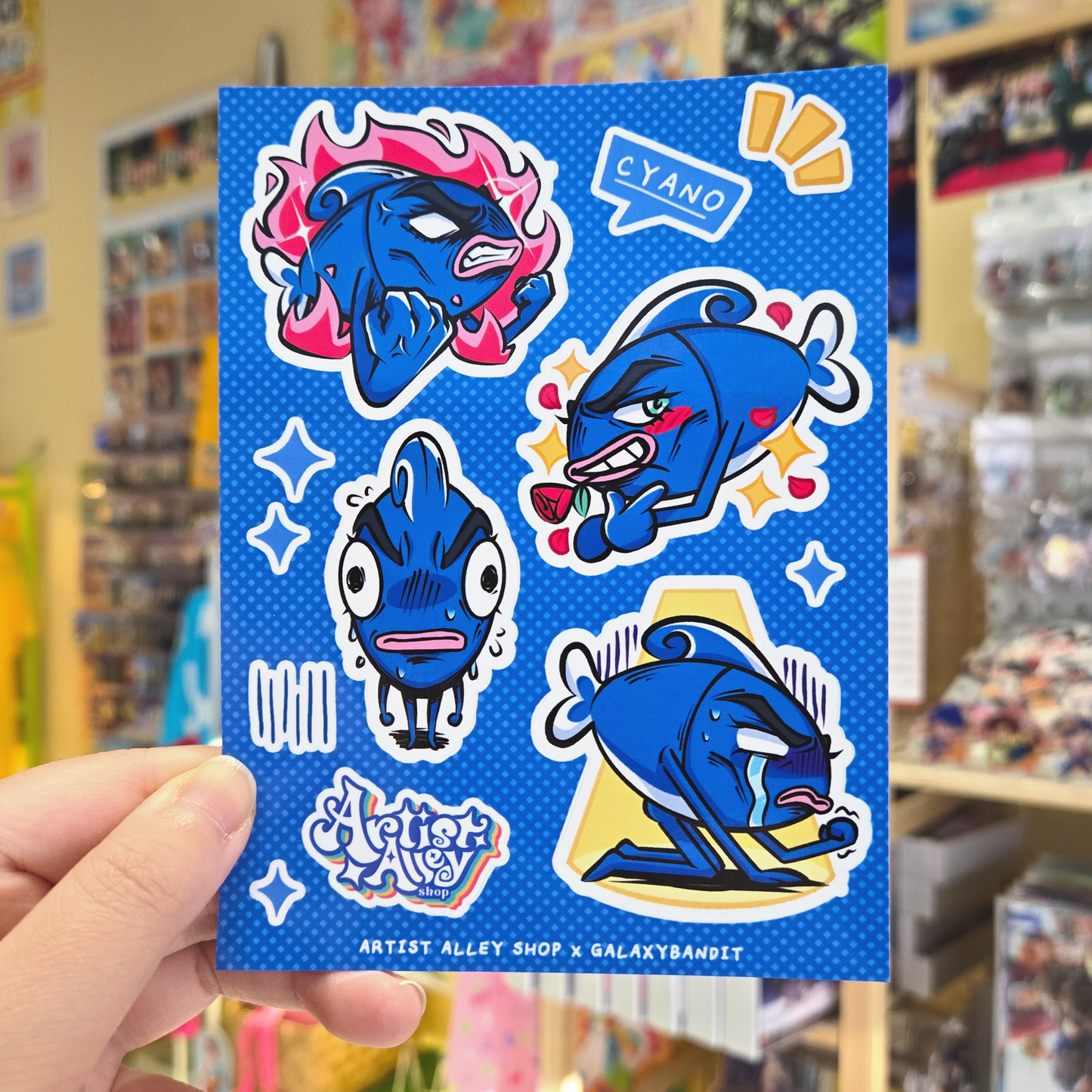 Sticker Sheets - Magento Cyano and Yelli