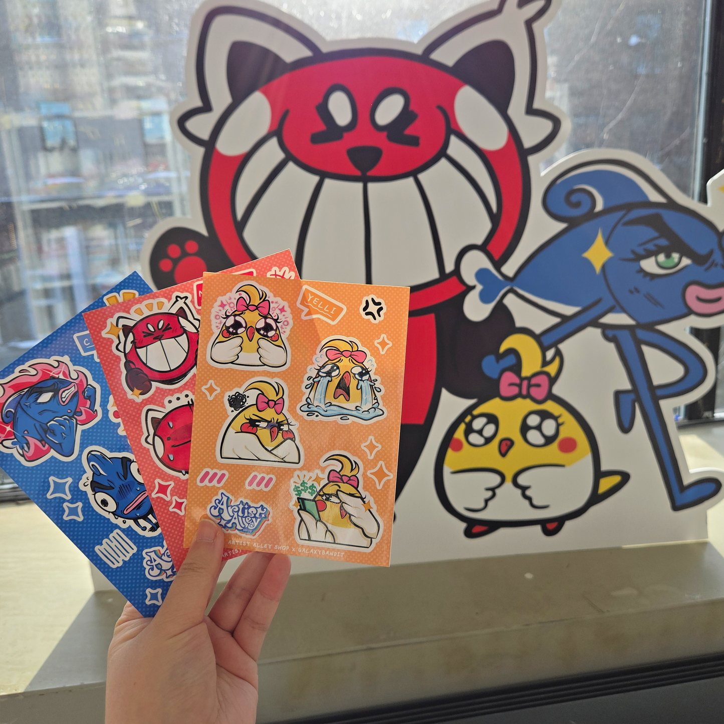 Sticker Sheets - Magento Cyano and Yelli