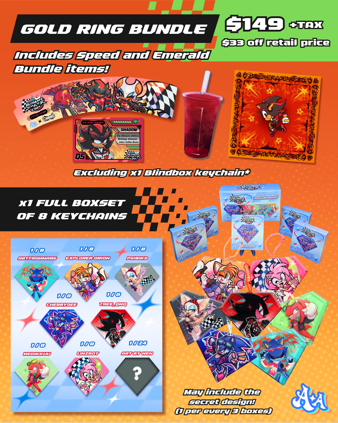 AAS Ultimate Chaos Cup - Gold Ring Bundle