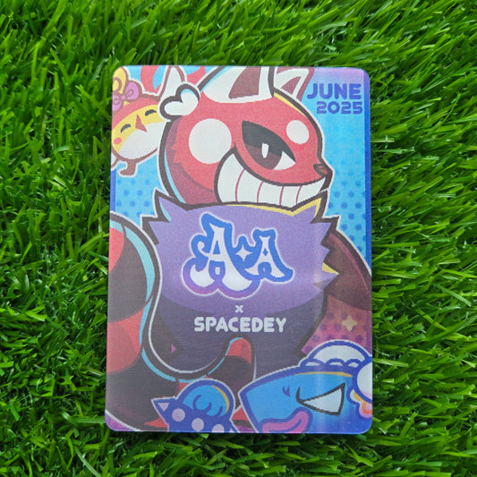 June - Lenticular Card - Spacedey